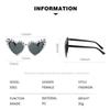 New In Luxury Fine Shimmering Love Pearl Sun Glasses Women Heart Glasses Casual Bling Sunglasses Lentes  Mujer