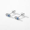 Tancise 925 Sterling Silver Zircon Earrings Drop Earrings For Women Wedding Party Gifts