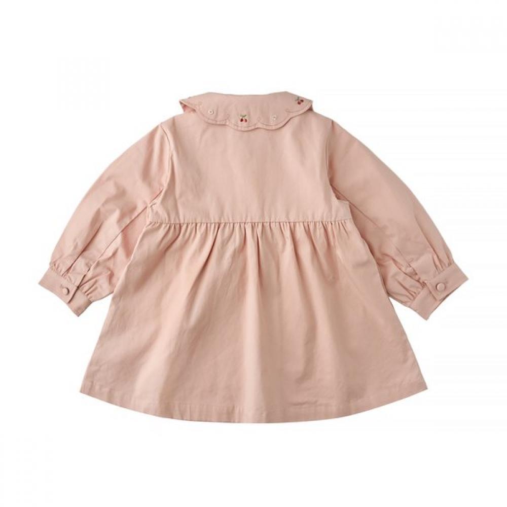 Mink Mui Cherry Flower Embroidered Trench Coat 36115 120 02