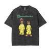 Washed Vintage TV Show Fan Men Women Breaking Bad Heisenberg and Jesse Pinkman Graphic Tshirt Better Call Saul Print T Shirts