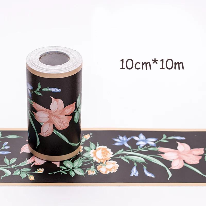 10M Self-Adhesive Wall Panels Border - Waterproof Decorative Film for Kids Room/Bathroom Tiles & Kitchen