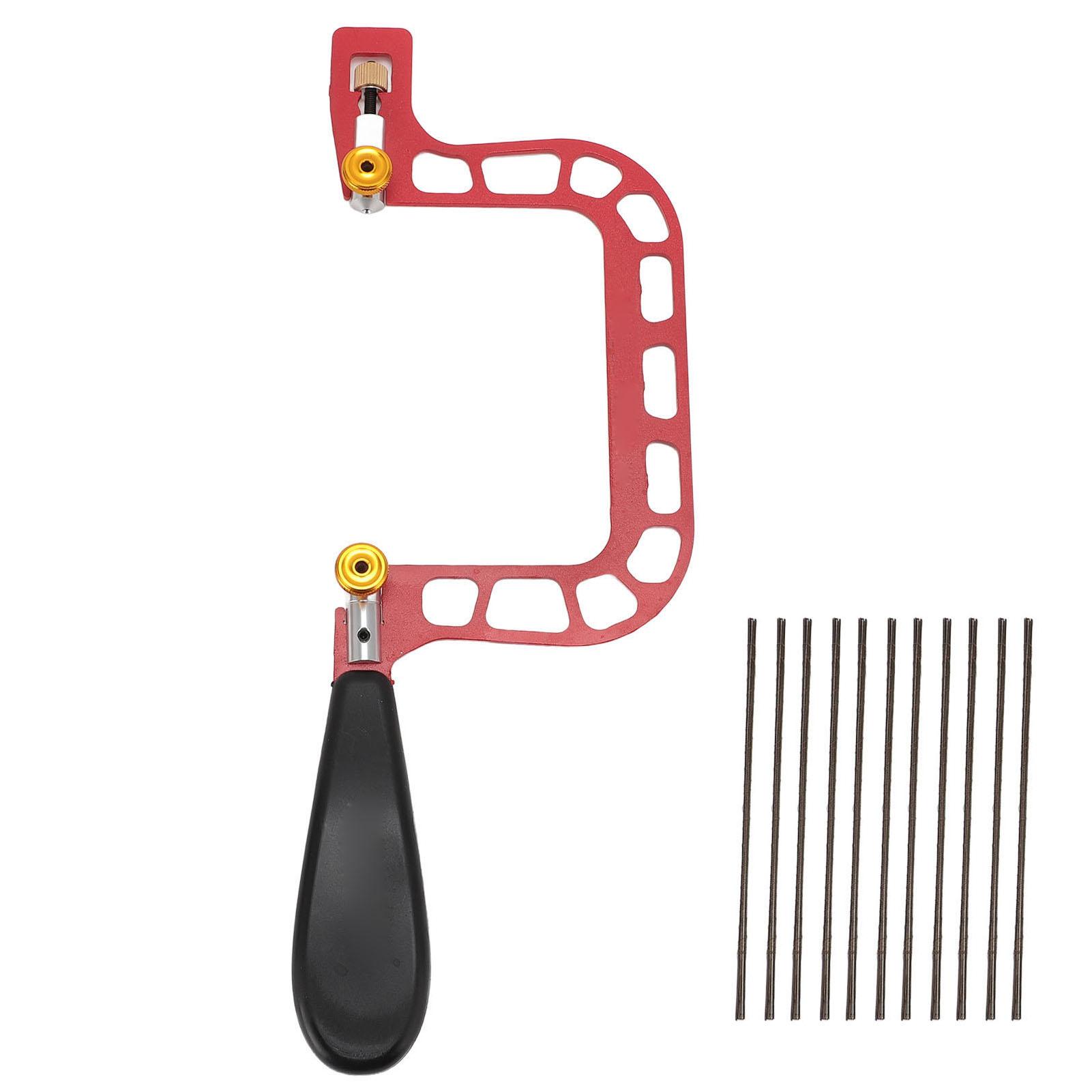 Curved Jewelry Saw Frame Jewelry Making Tools Professional Jewelry Saw Frame Set with 144 Jewelry Saw Blades for Metal