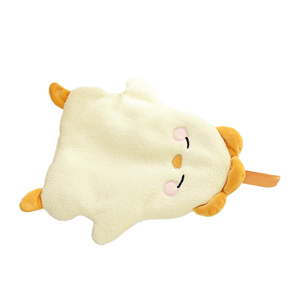 Animal Hand Towel Soft Cute Wall Mounted Dish Cloth Hand Dry Towel for Kitchen Bathroom