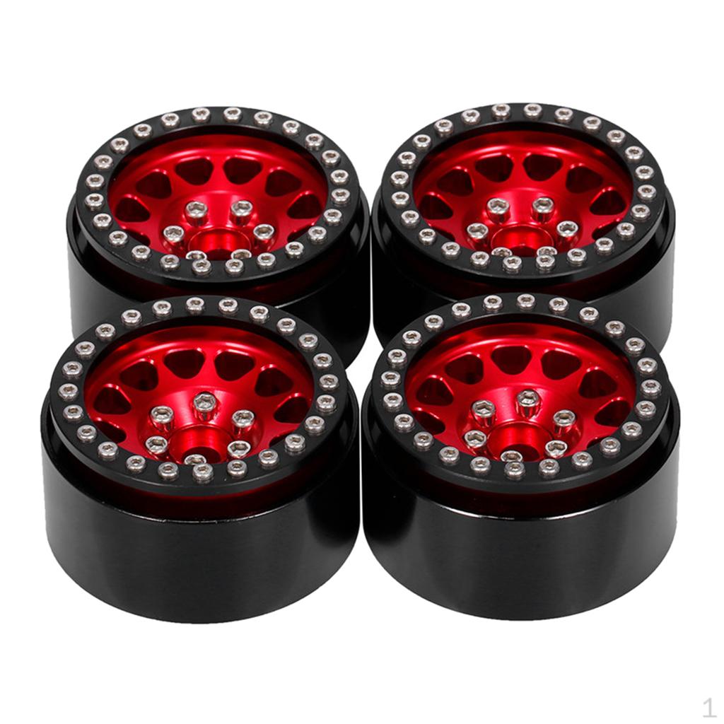 

4 Pack Metal 1.9 Rims for Axial SCX10 II 90046 D90 HSP RC Car