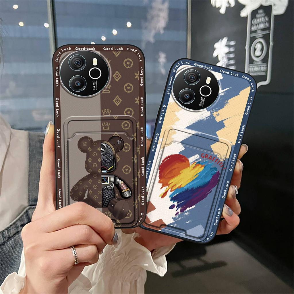 Back Cover Waterproof Phone Case For Blackview Shark8/Oscal Tiger12 Silicone Durable Graffiti Protective Soft Case TPU