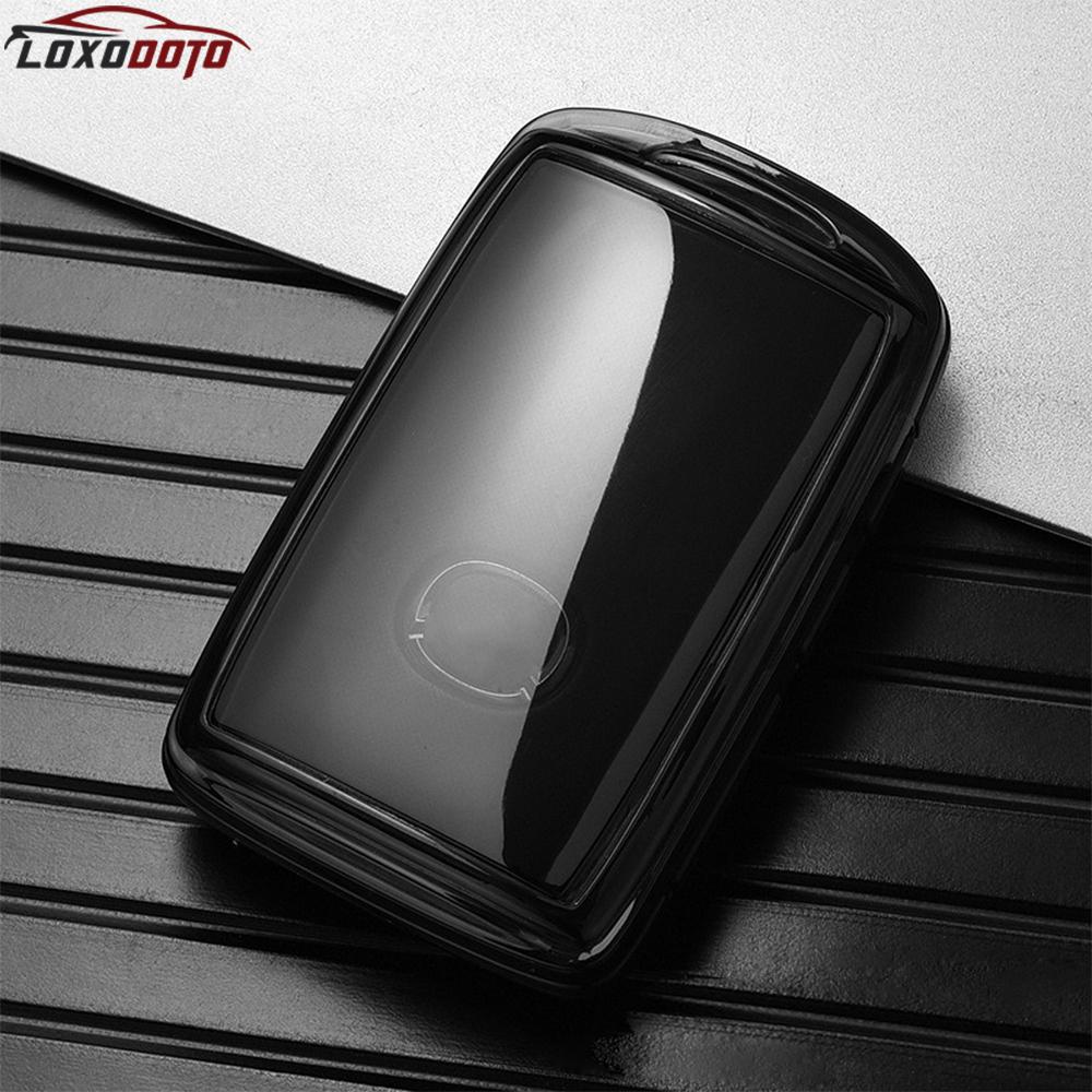 Transparent TPU Car Key Case Full Cover Shell for Mazda Cx5 2 3 6 Gh Cx3 Cx 5 Cx9 Cx8 CX30 G20 MX-5 MX30 X5 X9 Ss30 CX60 CX90
