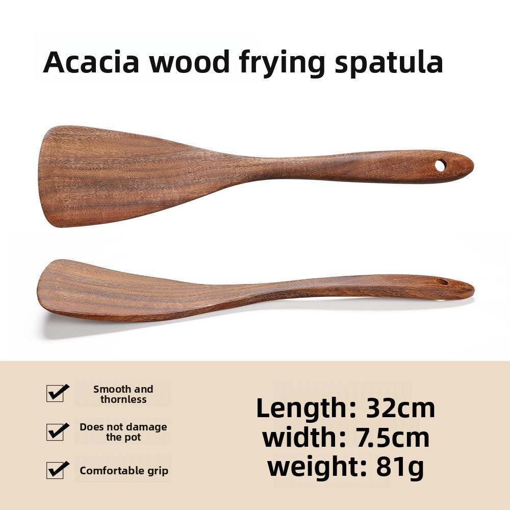 Wooden Spatula Wok Spatula Spoon Wooden Spatula Teak Kitchenware Set Wooden