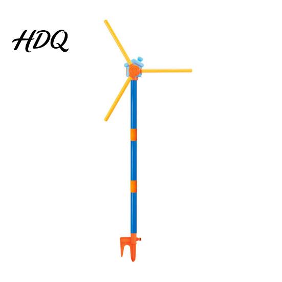 Schnellkupplungs-Schlauchsprinkler 55" Windmühlen-Wasser für Kinder 360 Grad drehendes Spritzspielzeug mit werkzeugloser Montage 3 Flügel Außenbereich Hinterhof