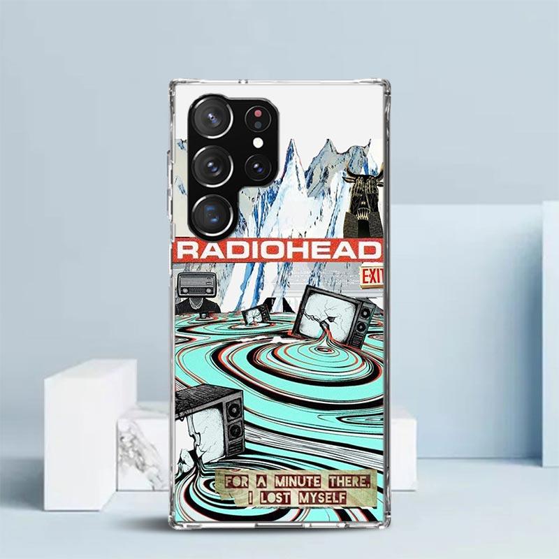 

Bnad R-Radiohead Soft Cover for Samsung Galaxy S25 Edge S26 S24 S23 Ultra Phone Case S22 S21 Plus S20 FE Print Pattern Shell Gal Samsung S21 Ultra