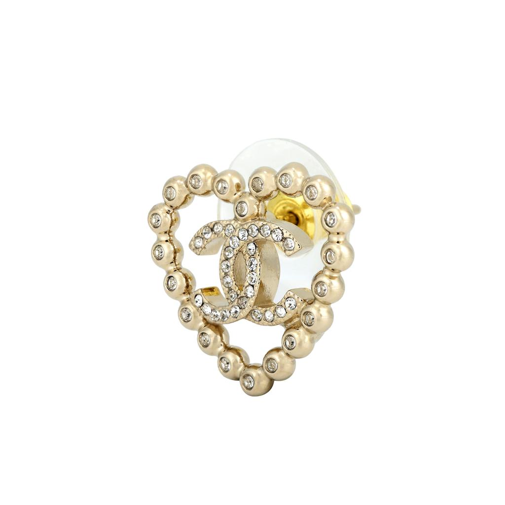 CHANEL Stud Earrings Unisex Gold ABF482B19984NAFUA