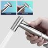 Hand Shower Holder Wear Resist Portable Toilet Sprayer Gun Self Cleaning Bidet Sprayer Set Toilet Stainless Steel Spray Gun Set