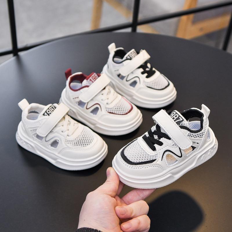 Kids Summer Striped Sports Sandals Lightweight Soft Sole Casual Shoes