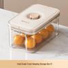 Vacuum Sealing Fresh-keeping Refrigerator Box with Timer and Handle for Kitchen Organization and Freezer Storage