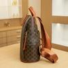 Womens Stylish Large Capacity Laptop Backpack Travel Bag Urban Minimalist PU Shoulder Daily Use