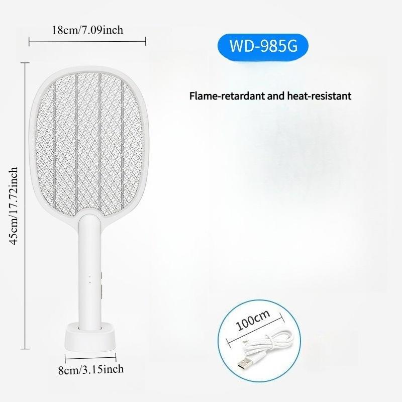 1SET Purple automatic mosquito trap and electric mosquito swatter two-in-one mosquito killer lamp electric mosquito zapper household mosquito swatter