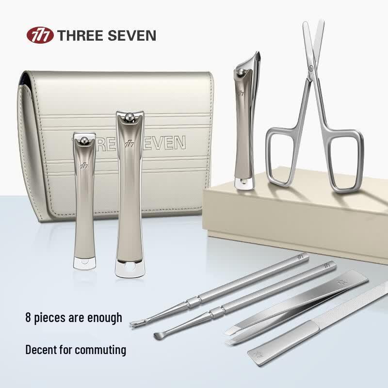 777 Zinc Alloy 8-Piece Nail Clipper Set
