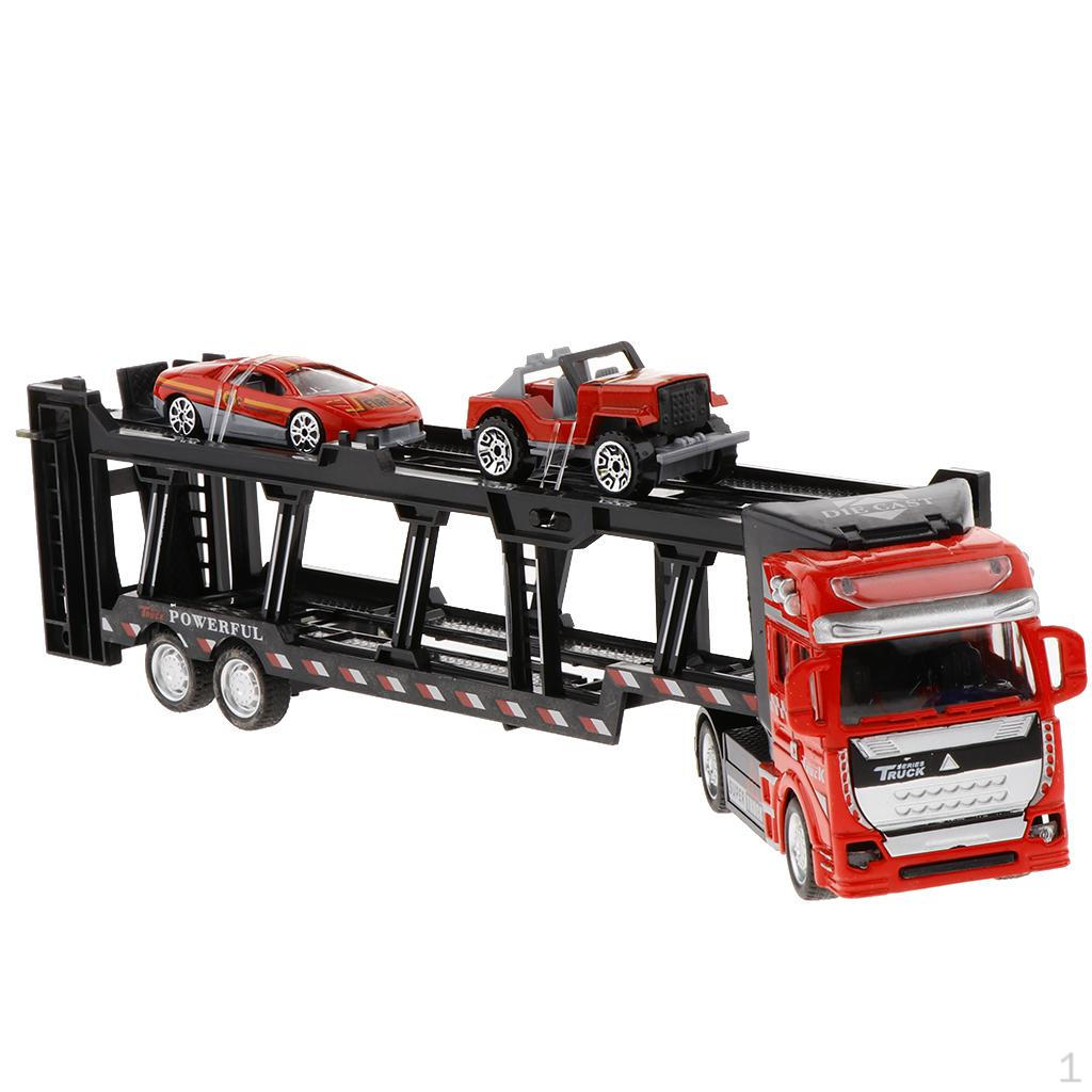 1/48 Scale Diecast Transport Car Educational Vehicles Toy красный