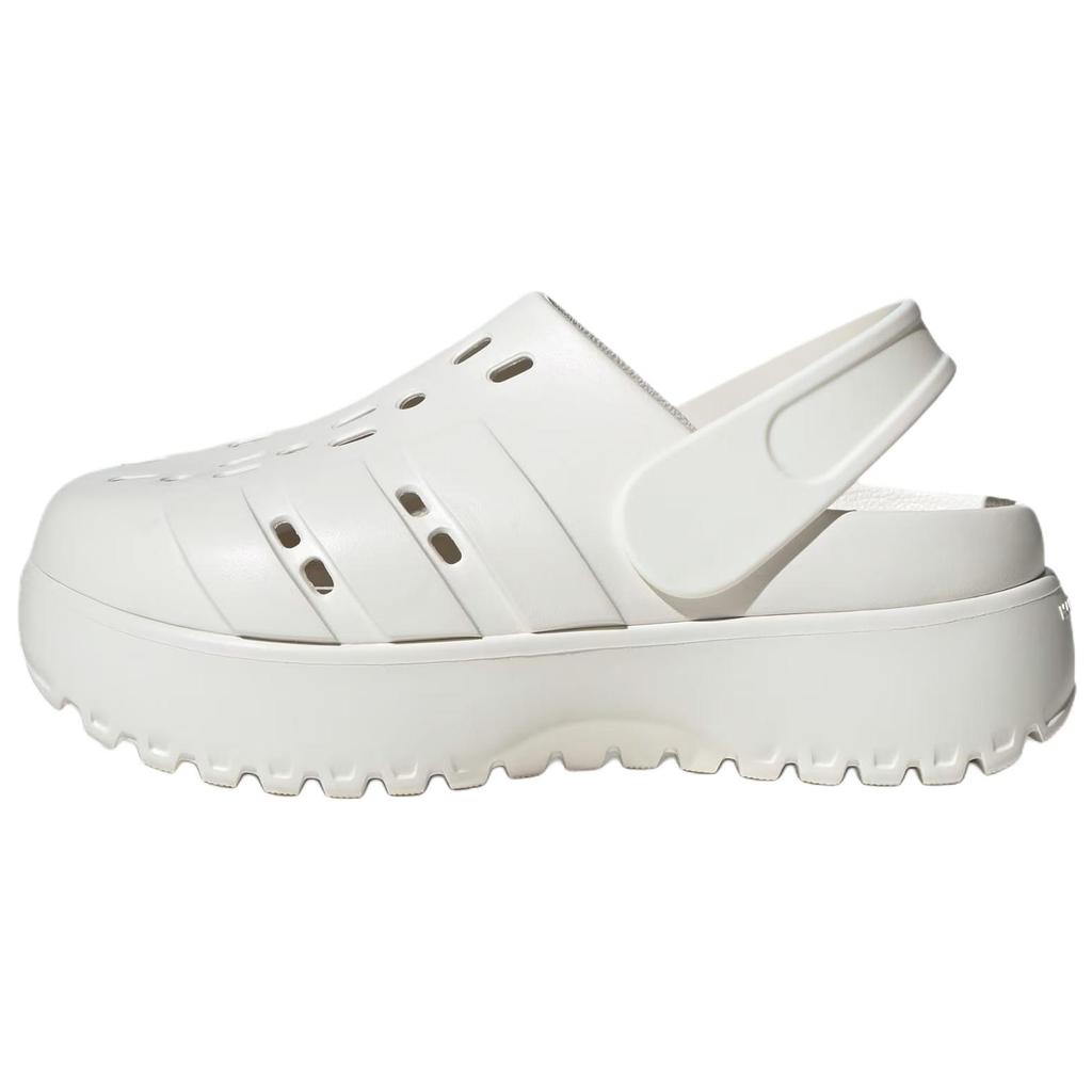 Adidas Adilette Platform Clog Cream White Women Sneakers Beige JP9576