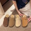 2025 Cork Birkenstocks Half Slippers: Women's & Men's Retro Closed Toe Slip-ons for Casual Outdoor Wear