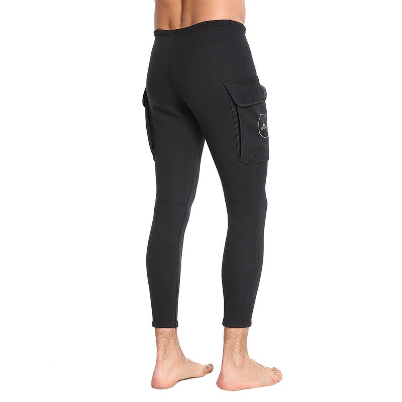 Pantaloni Muta Subacquea da Uomo Sharkbat 3MM - Caldi, Protettivi dal Sole, Resistenti al Freddo, Lunghi