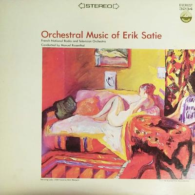 LP Record ERIK SATIE, ORCHESTRE NATIONAL DE F - Orchestral Music Of Erik Satie 3234 Everest US Classical Used