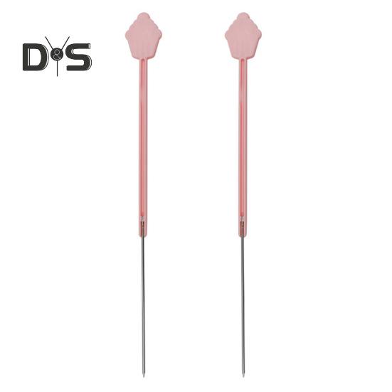 

Складной тестер для торта, игла из нержавеющей стали, складной тестер для макарон, кексов, хлеба, палочка для размешивания сахара, выпрямитель для выпечки, подъемник, кухонные гаджеты 2pcs