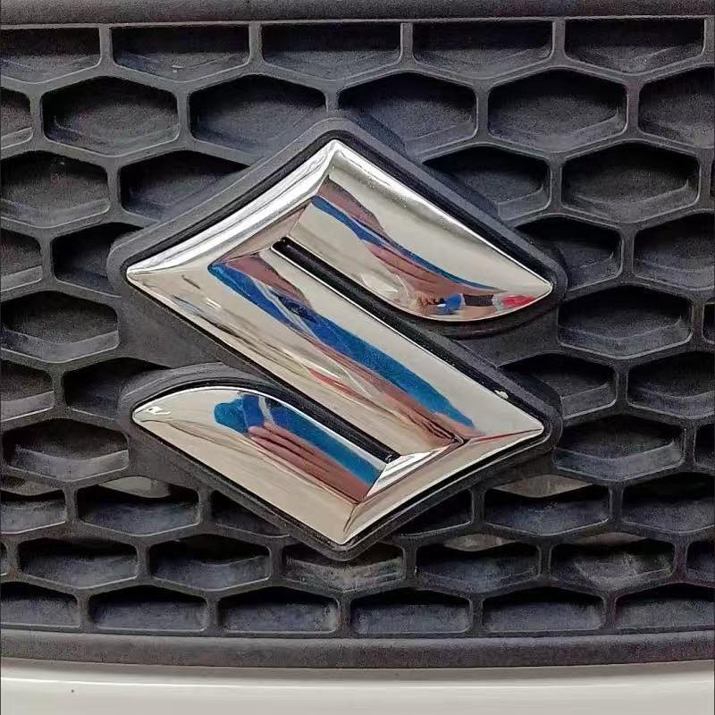 Car Front Rear Logo Auto Grille Emblem Sticker Accessories For Suzuki Jimny Swift Samurai Vitara SX4 Alto Kaiser Ingnis DZire