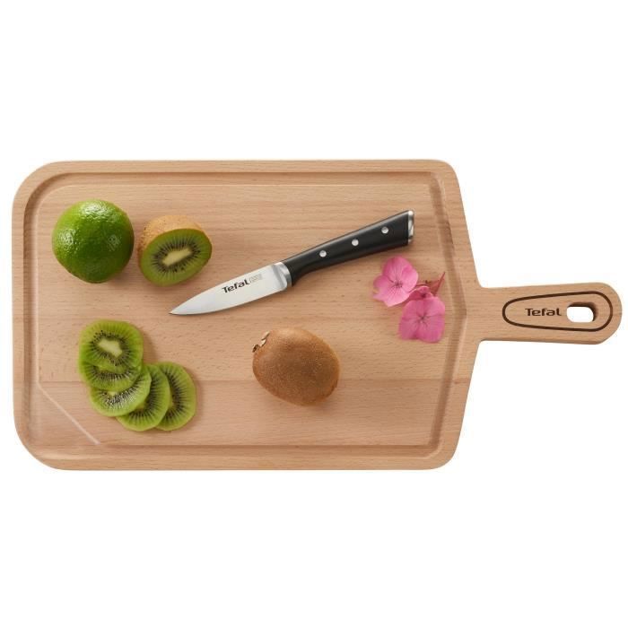 Couteau d'office - tefal - k2320514 - 8,93 cm - acier inoxydable - noir