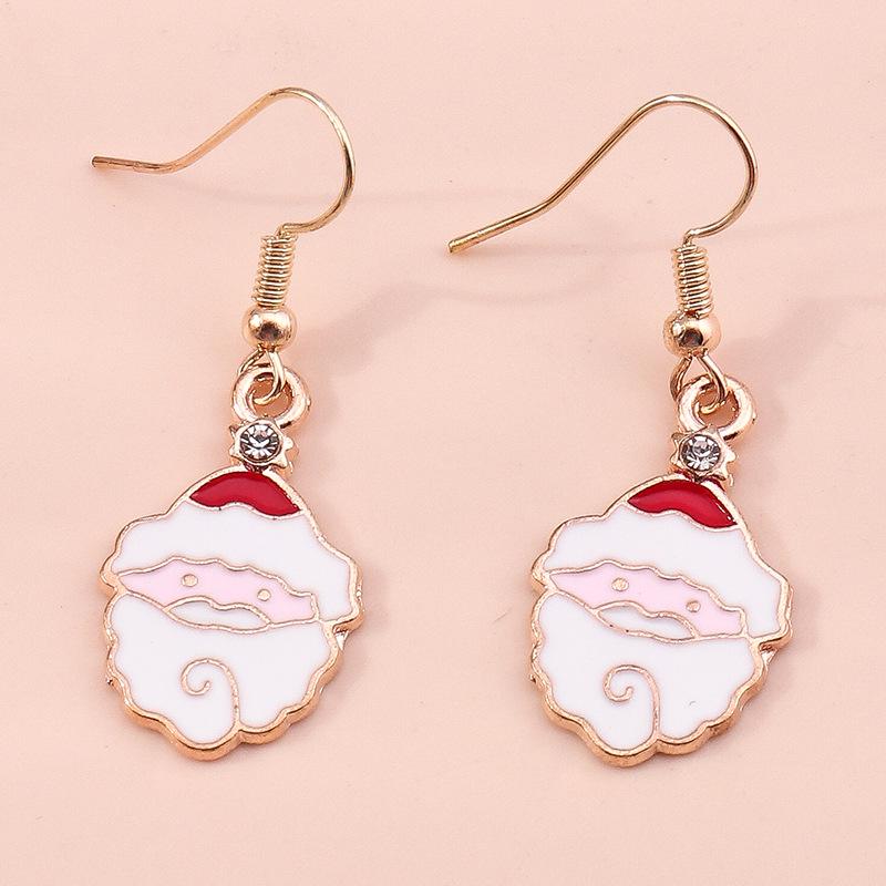 Christmas Earring Set: Reindeer, Santa, Snowman & Tree