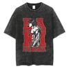 Baki Print Vintage Cotton Tees For Men Women Summer Casual Tshirt Tees Gym Workout Training Short Sleeve Tops Outfits