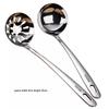 304 Stainless Steel Long Handle Soup Spoon & Strainer Set