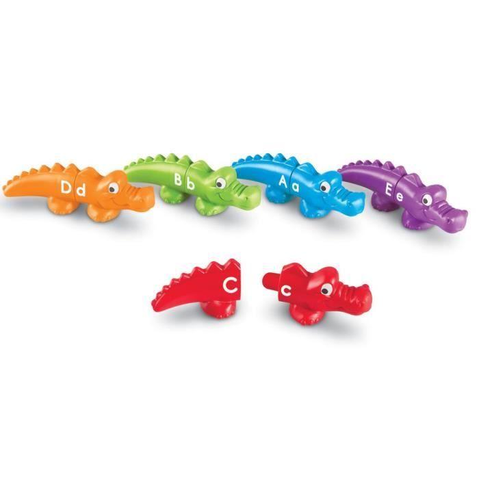 Learning Resources LER6704 - COMMUTATEUR KVM - Alligators Alphabet Snap-N-Learn