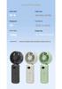 Portable Folding Handheld Fan with Umbrella Clip for Outdoor Use