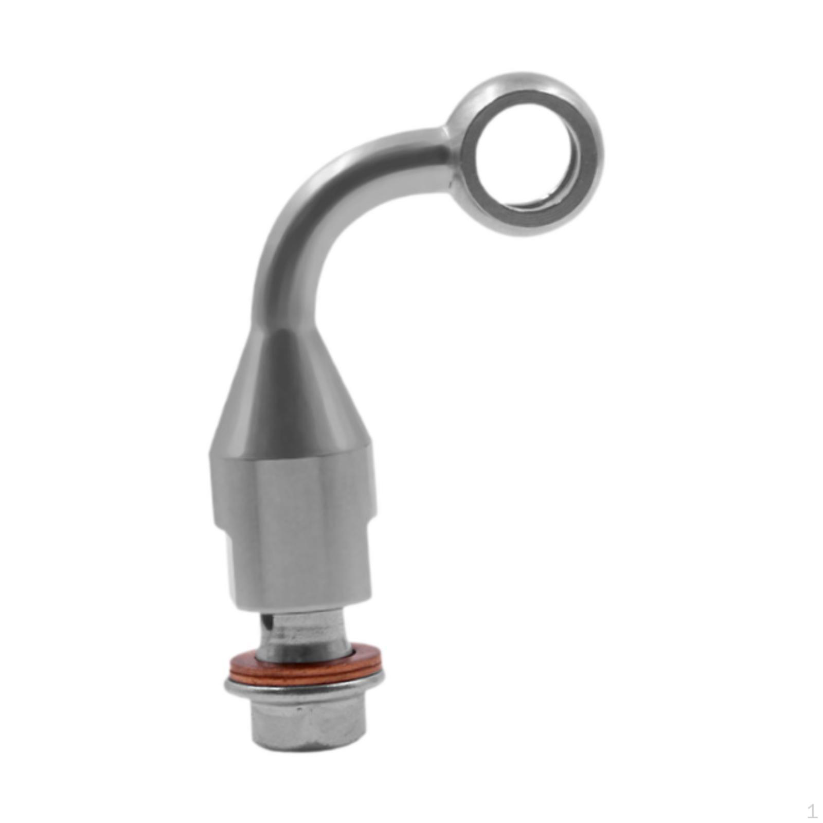 

Brake Hose Extension Head Adapter, Steel Connector Replacement 70 Degrees