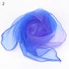 60x60CM Elegant Gradient Color Silk Scarf Women Luxury Small Square Scarf Summer Brand Performance Props Dancing Beach Scarves