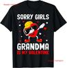 Sorry Girls Grandma Is My Valentine Heart Dab Cute Boy T Shirt  vintage Washed streetwear Stylish Casual homme Breathable