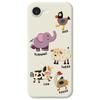 For iPhone 16e Case Five Animals Pattern Printing Straight Edge TPU Phone Back Cover