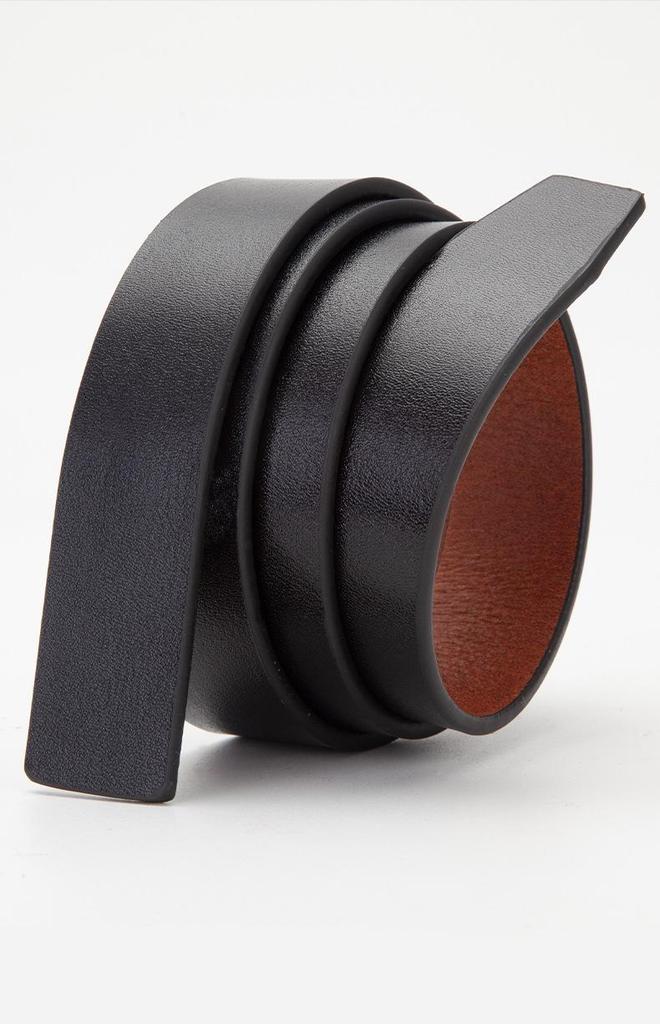 Cintura Automatica da Uomo 3,3 cm in Pelle di Mucca - Senza Denti, Fori o Fessure - Stile Business