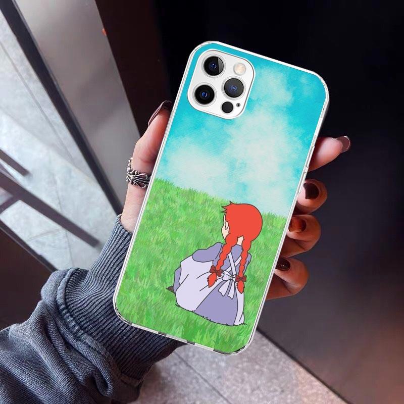 

A-Anne Of Green Gables Shirley Phone Case For iPhone 17 Air 11 13 Mini 14 15 Plus 16 12 Pro Max 16E SE 7 8 Pattern Soft TPU Back iPhone 17 Pro