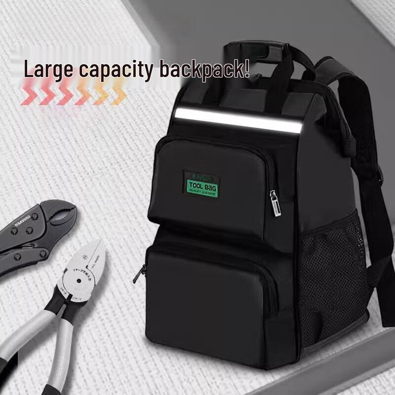Multifunctional Canvas Tool Backpack 16 inch