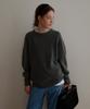 Shearing Wool Crewneck Knit [Gray]