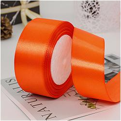100% Polyester Single Face Satin Ribbon Roll 38 mm 1.5 Inch Custom Printed for Decoration and Wrapping