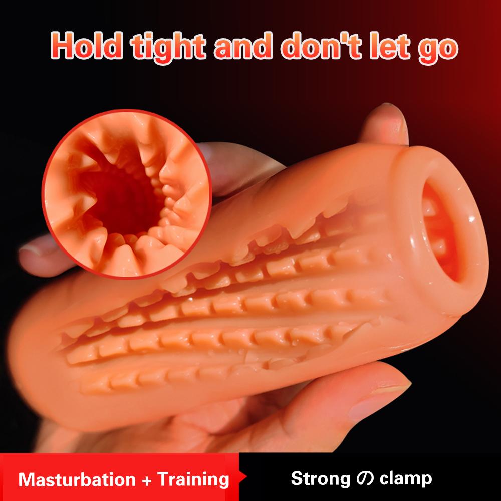 Soft Protable Vagina Pussy Silicone Male Masturbator Erotic Toy for Adult Masturbation Penis Endurance Exercise Sex Toys for Men