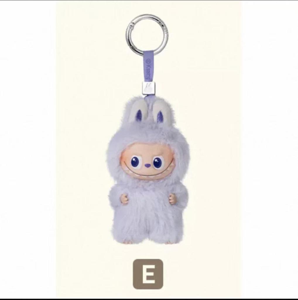 Cute Labubu New 4th Gen Mini Vinyl - Face Plush Blind Box: Ideal Backpack Accessory, Keychain & Christmas Gift, Also a Fun Children's Hand Puppet Toy