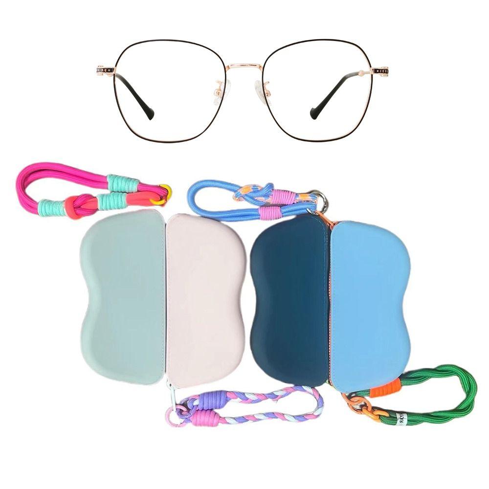 Bonbonfarbene Brillenaufbewahrungstasche Staubdichte Tragbare Brillenetui Silikon Brillenetui Outdoor