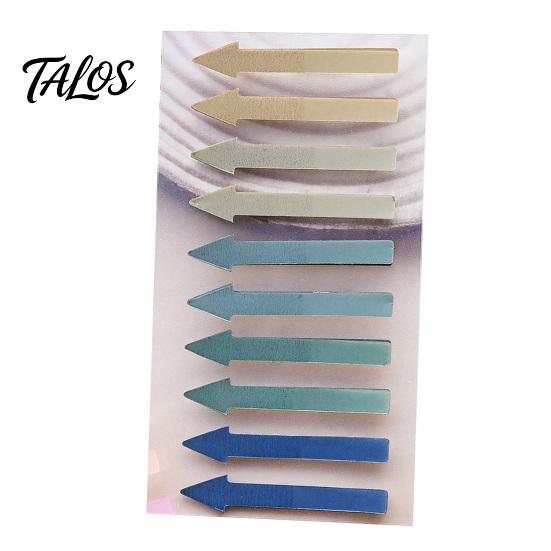 File Marking Tags Arrow Index Tab Stickers, Translucent PET Page Markers, Adhesive Markers Colorful Sticky Flags for Organizing Book And Dividers