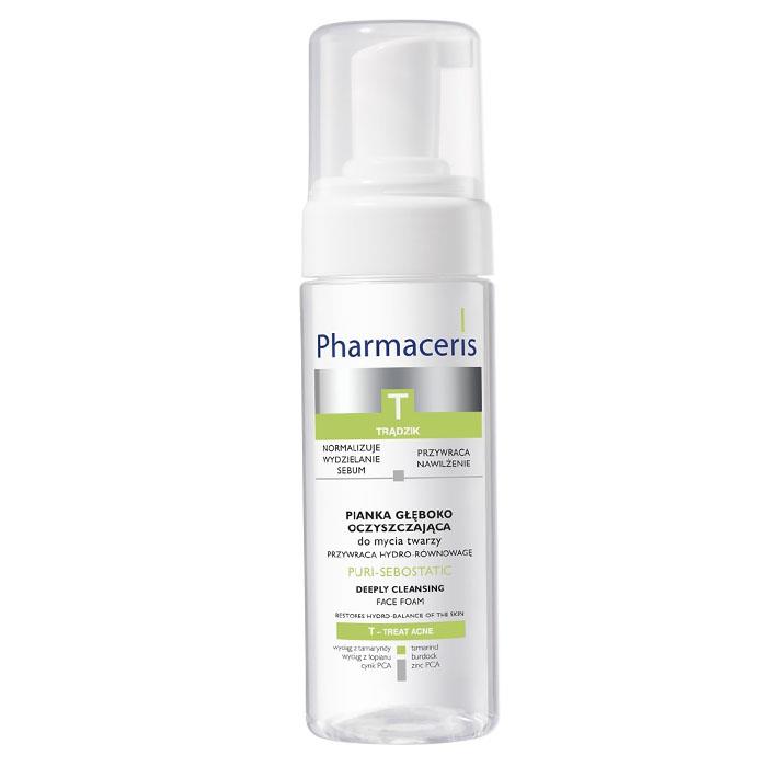 Pharmaceris T Puri-Sebostatic 150ml Deep Cleansing Foam - Gentle & Effective Solution for Clear, Balanced Skin