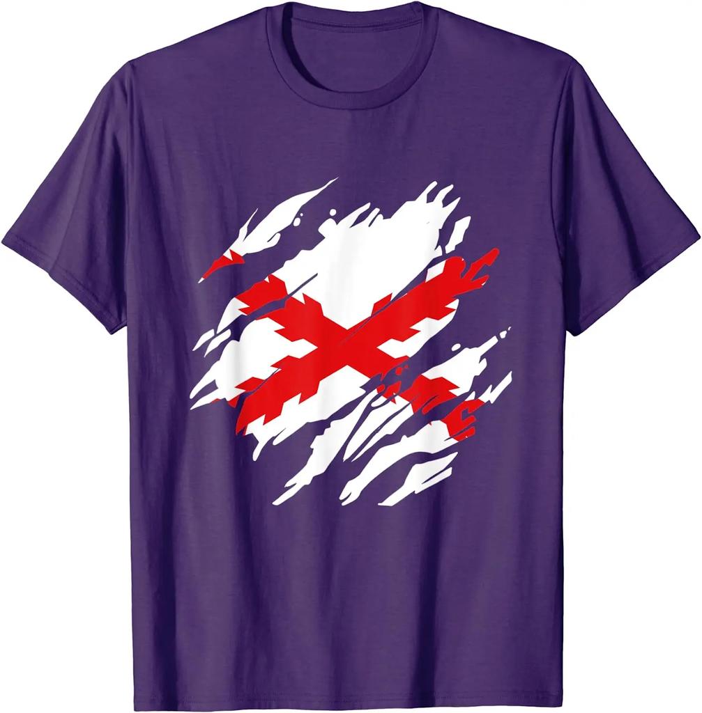 Cruz De Borgoña Bandera De Los Tercios TShirt Short Sleeve Casual Cotton ONeck Summer T Shirts