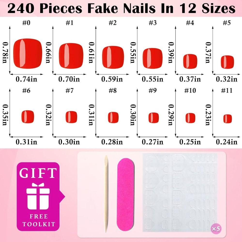 120pcs Artificial Fake Toe Nails Acrylic Toe Nail Tips New False Toenail Tip  Women
