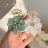 Acrylic Jelly Flower Hair Clip for Women's Fashion Hairpin Balls Head Hair Claw Shark Clip Girls Hair Accessories